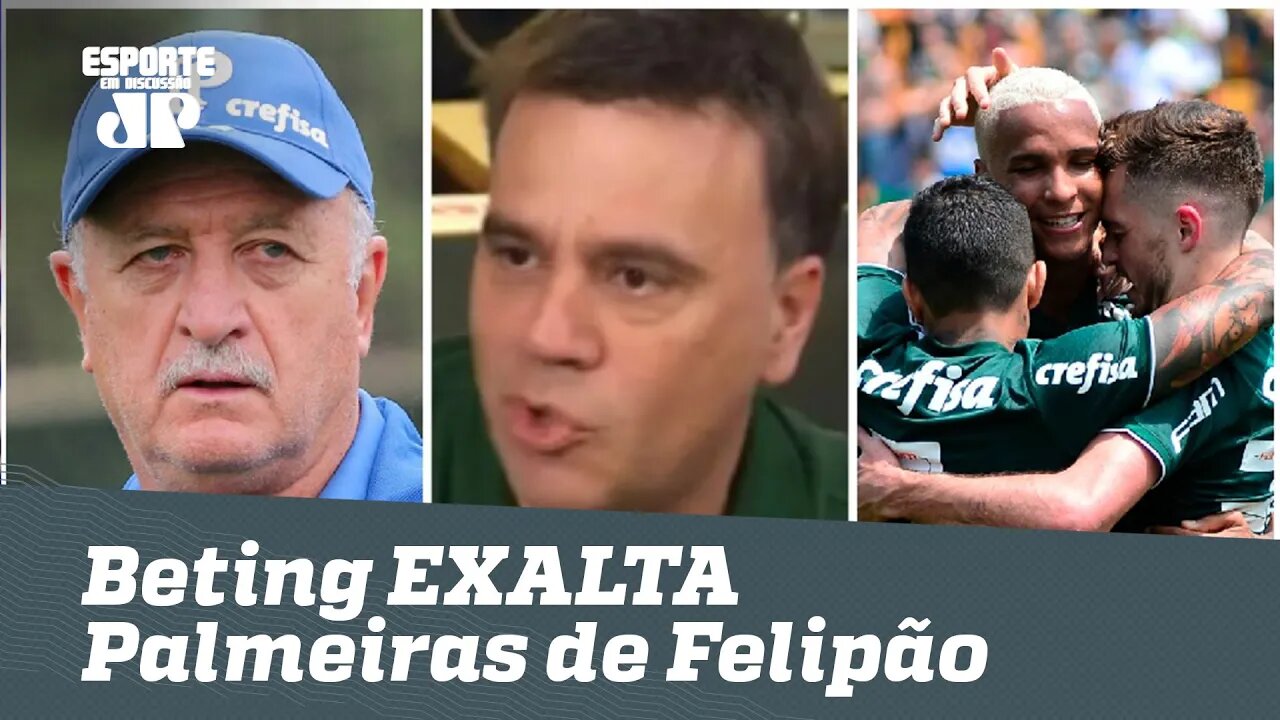 Mauro Beting EXALTA Palmeiras de Felipão: "faz algo raríssimo!"