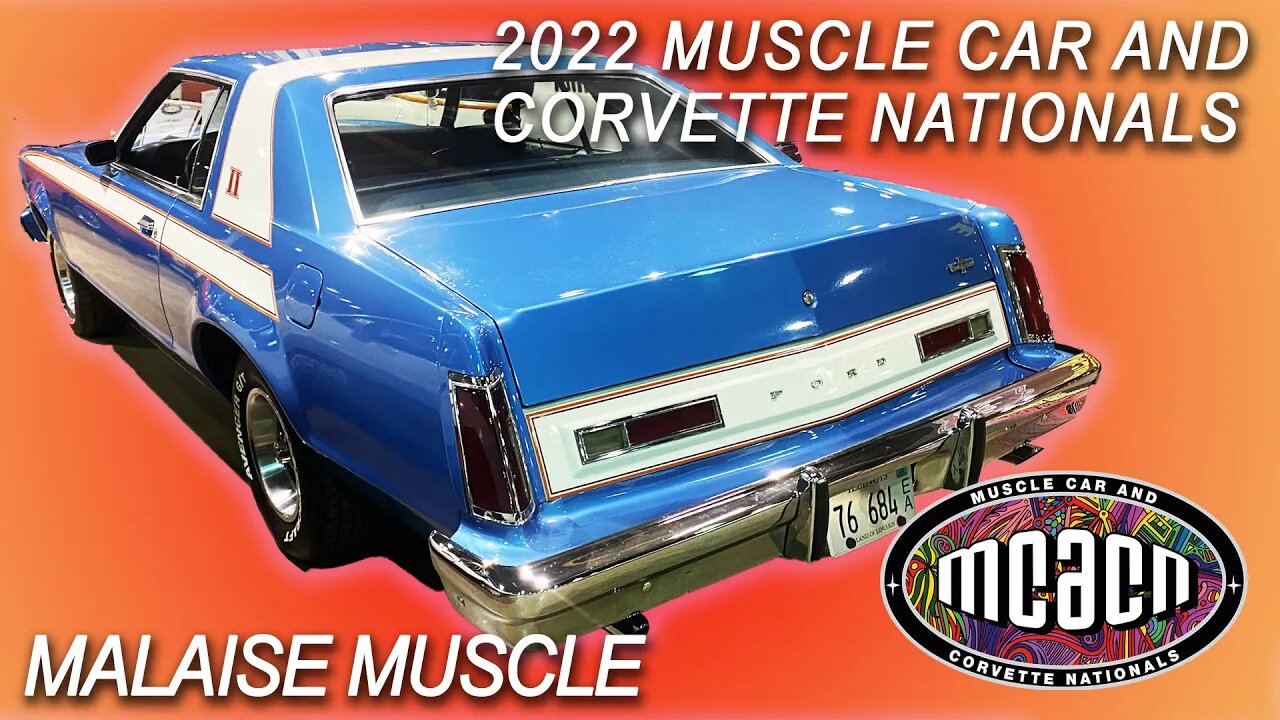 Malaise Era Muscle - 1970s and 1980s cars at the 2022 Muscle Car and Corvette Nationals MCACN