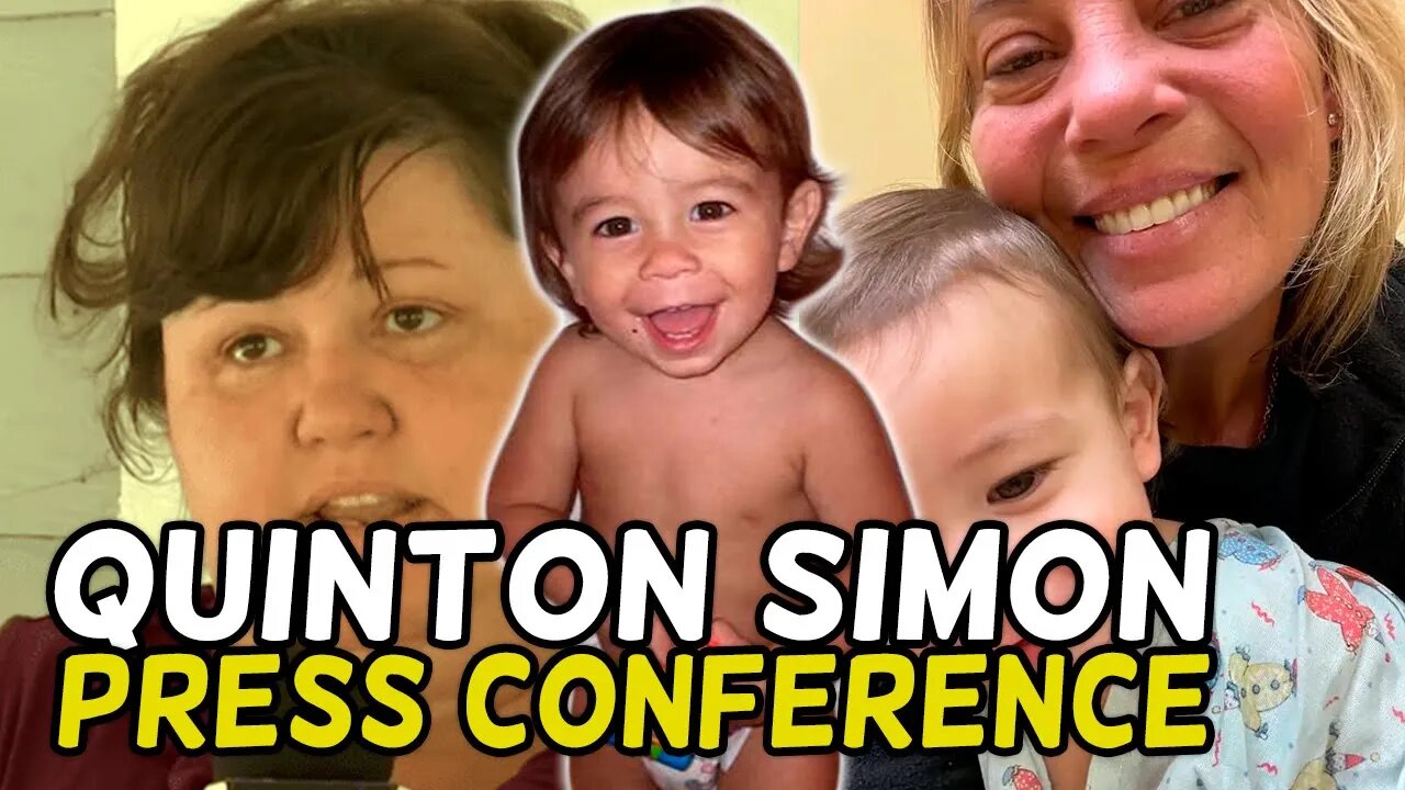 MISSING BABY Quinton Simon From Savannah Georgia PRESS CONFERENCE