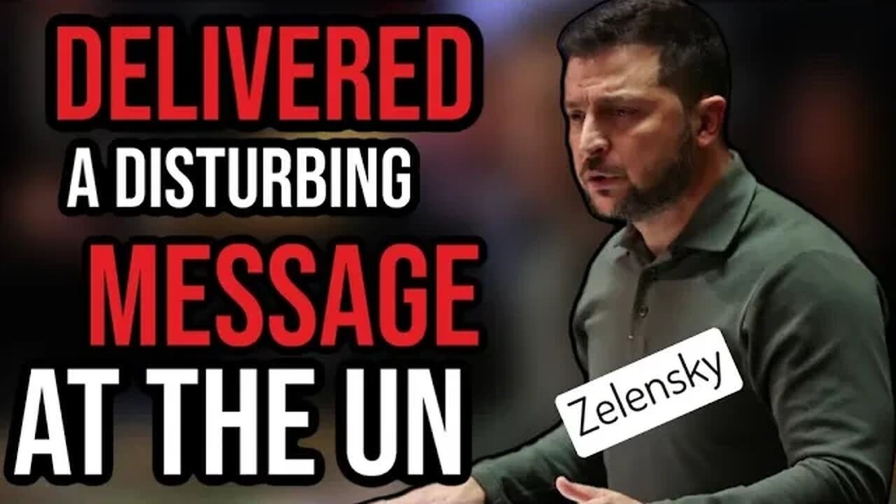 Zelensky’s recent talk at the UN will send chills down your spine. Say no more war.