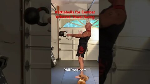 Kettlebells for Combat Athletes: Towel Swing #masterphil #kettlebell #philross #bodybellmethod