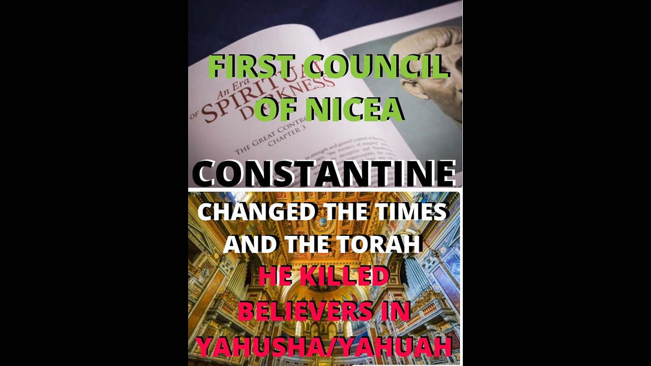 Constantine changed the Time and The Torah
