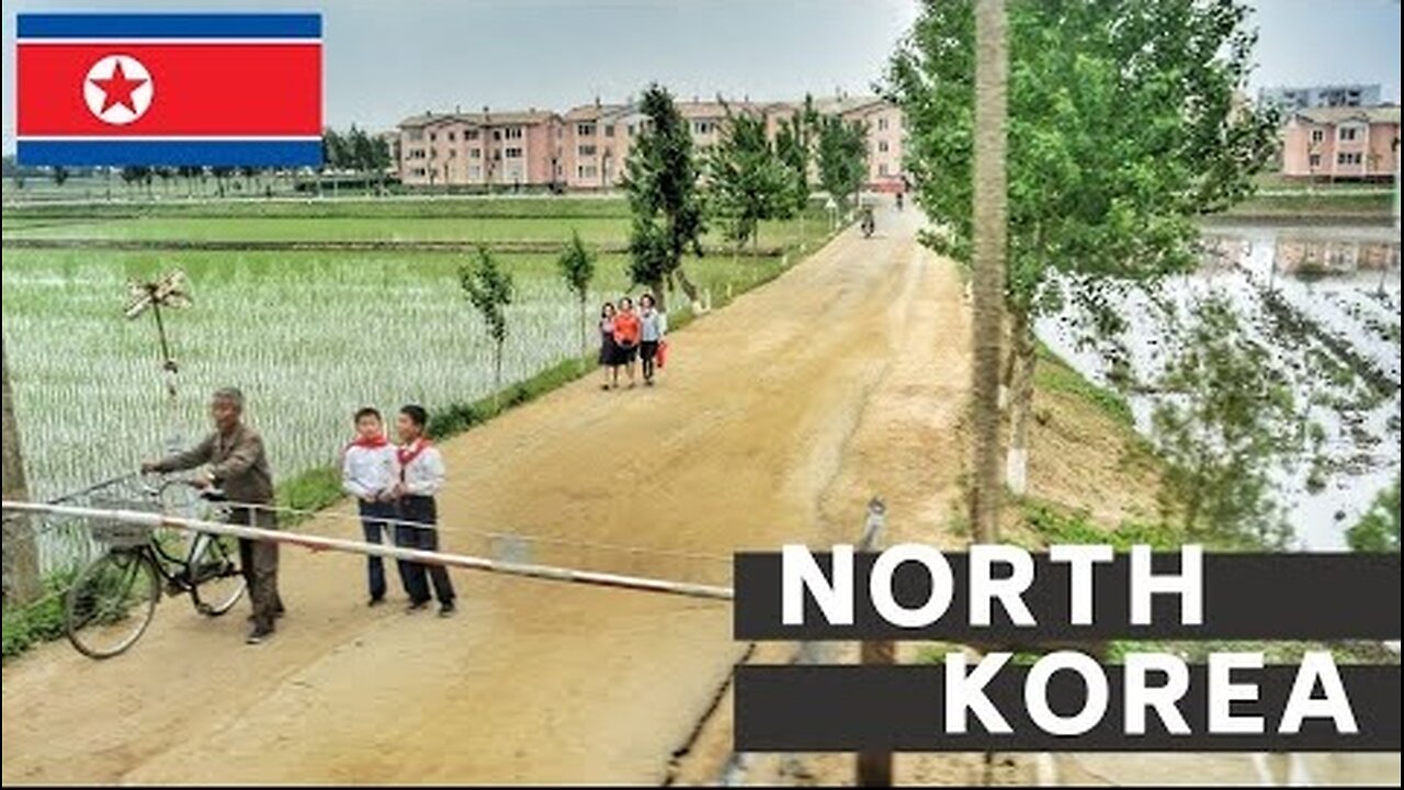 North Korea - Train Trip From China To Pyongyang: Filming The Country From The Train Window