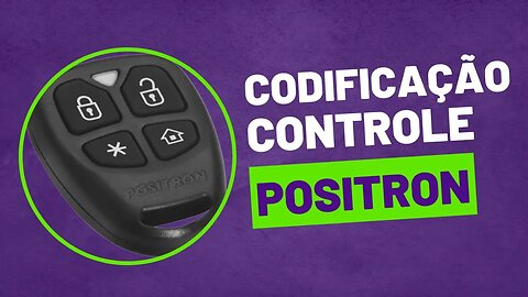 Configuração do NOVO controle do alarme Positron #controle #positron #façavocêmesmo