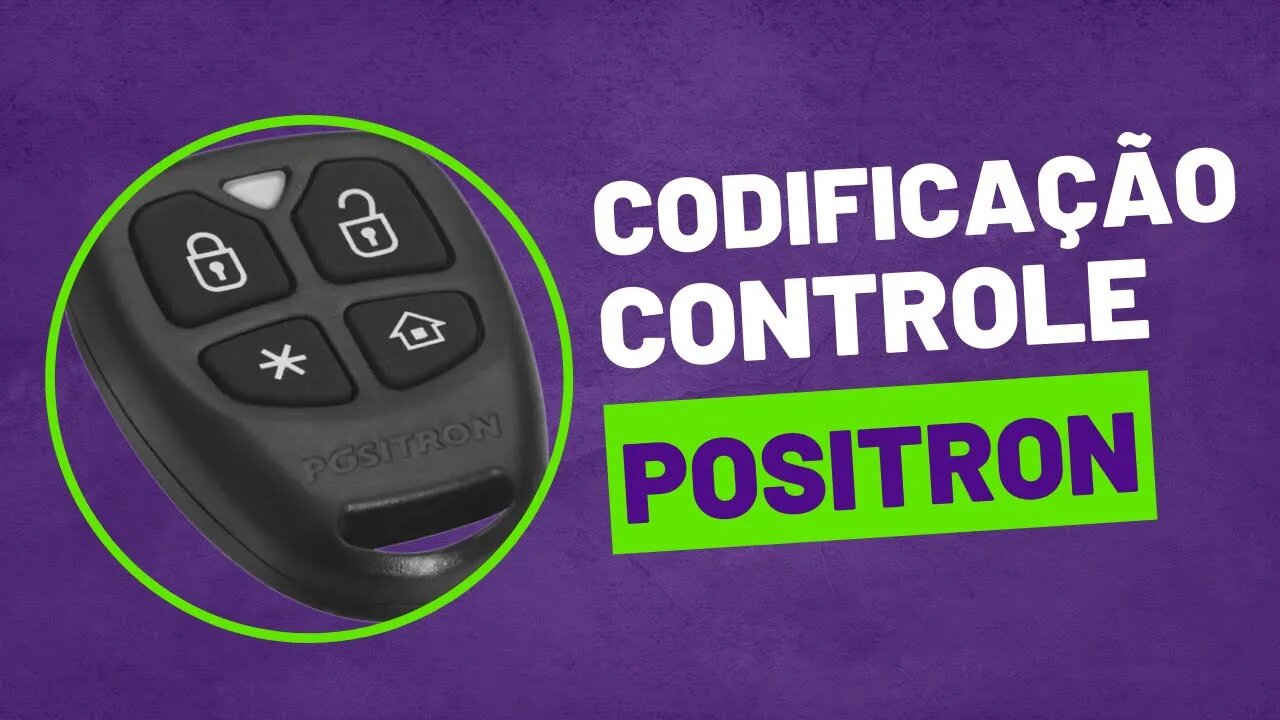 Configuração do NOVO controle do alarme Positron #controle #positron #façavocêmesmo