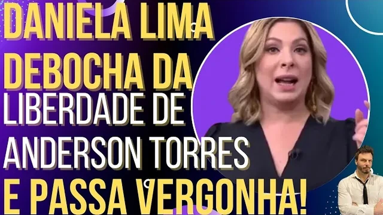 Daniela Lima debocha da soltura de Anderson Torres e a internet não perdoa!