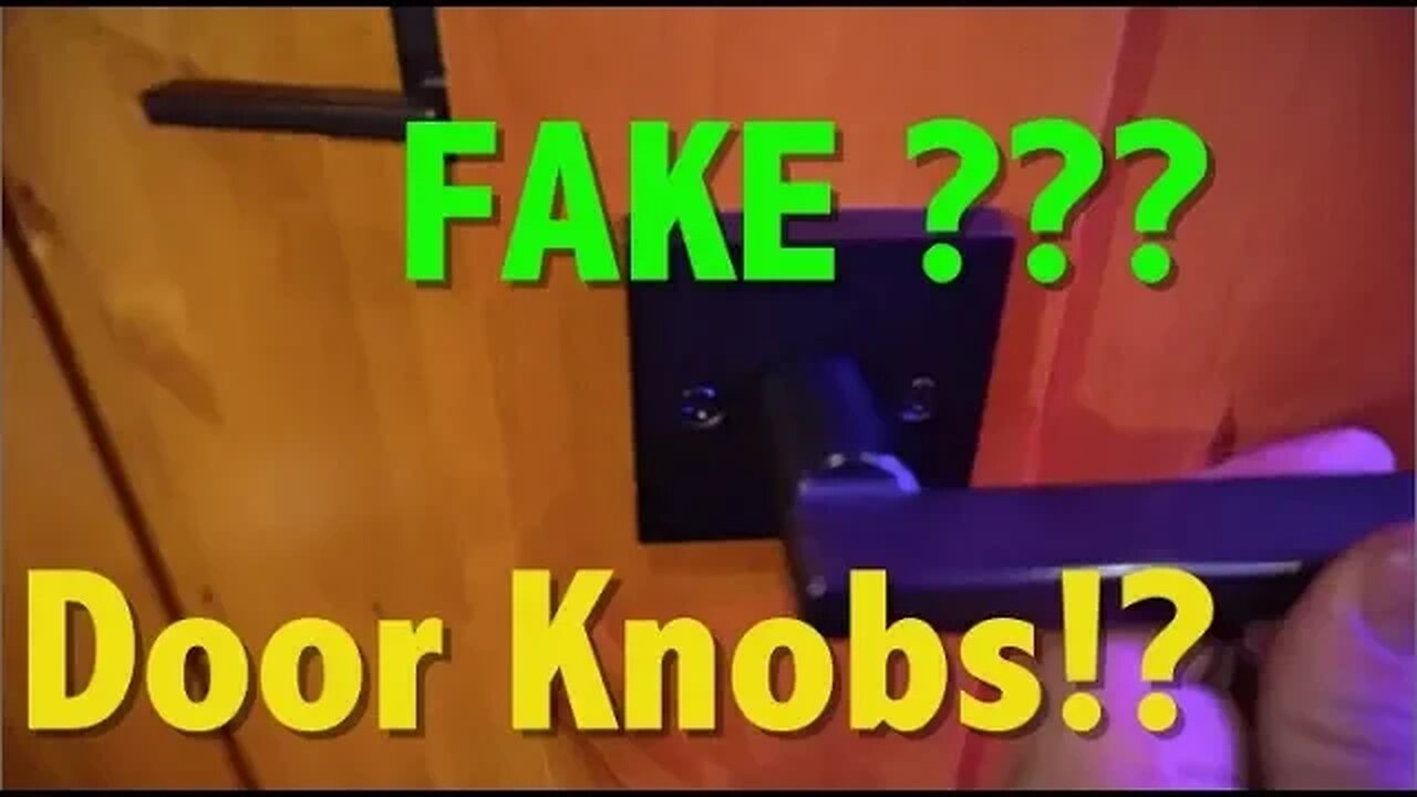 Cripple tip #72: FAKE door handles!
