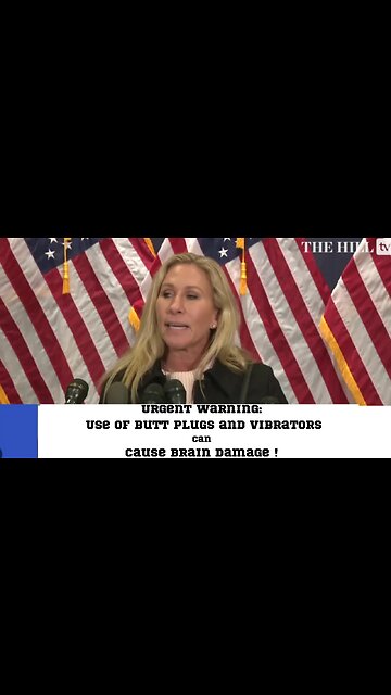 Important Warning About Butt Plugs and Vibrators from MTG #shorts #comedy #politics #mtg #funny