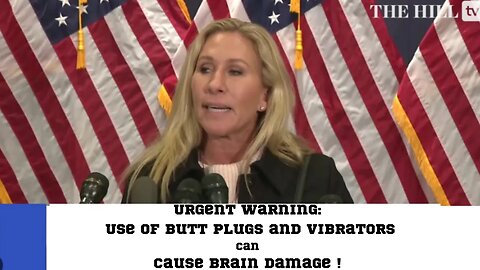 Important Warning About Butt Plugs and Vibrators from MTG #shorts #comedy #politics #mtg #funny