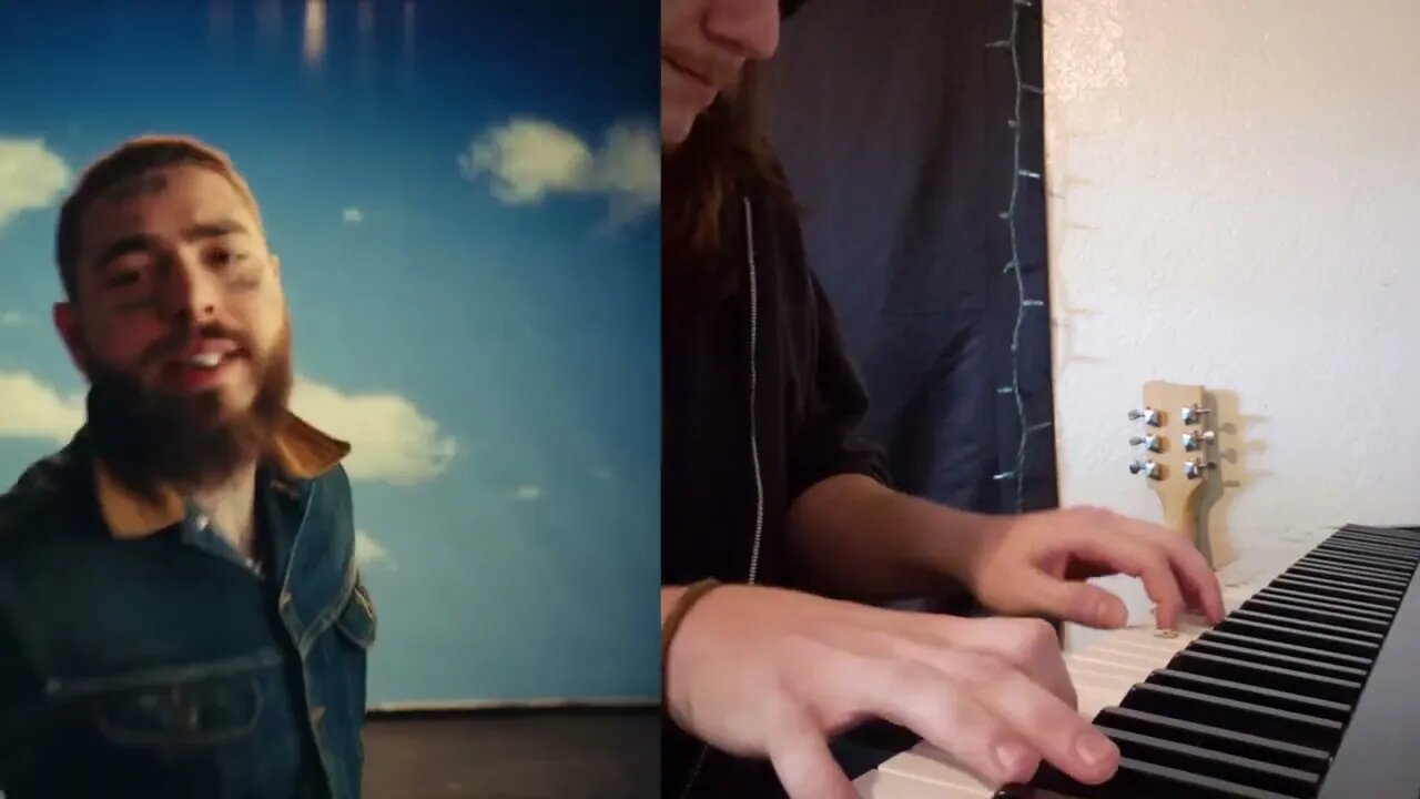 Chemical by Post Malone but with Piano Backing Instead