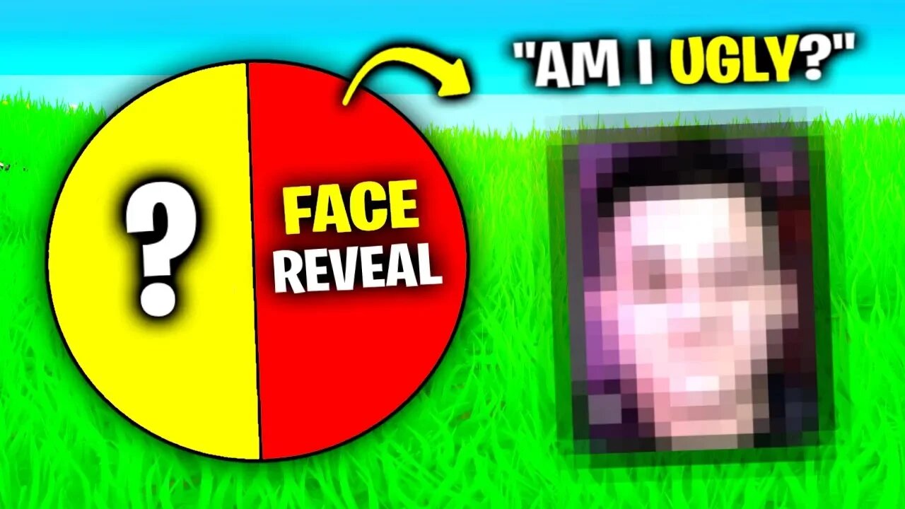 Face REVEAL.. (Fortnite Spin The Wheel)
