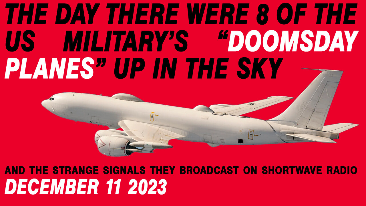 Doomsday Planes and Secret Data on Military Radio (Mercury E6Bs and ANDVT)