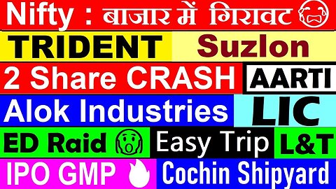 बाजार में गिरावट