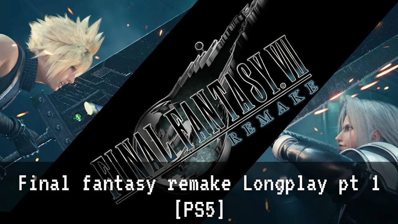 Final Fantasy VII Remake [Playstation 5] longplay #60fps (part 1)