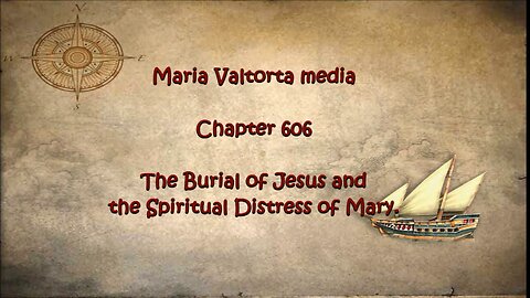 The Burial of Jesus and the Spiritual Distress of Mary.