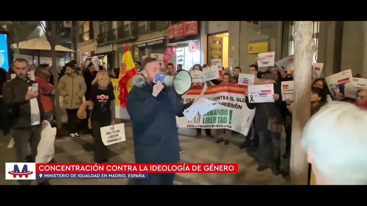 🇪🇸 Fran Padilla "Un Padre Alienado" contra de la ideología de género en Madrid (13 enero 2023)