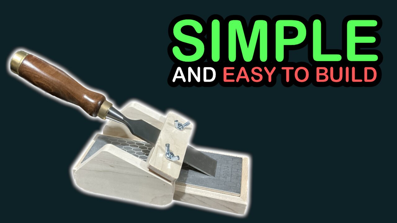 Simple Chisel Honing Guide | Simple and Easy to Build Sharpening Jig