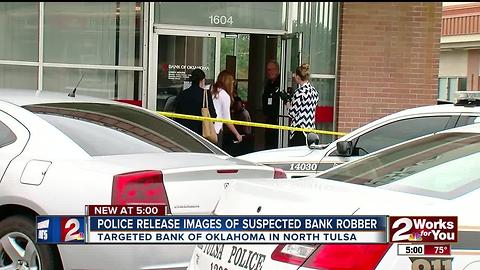 Police relese images of suspected bank robber