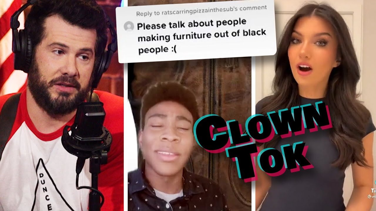 CrowderBits: Peak Clown-World: White House Briefs Dim TikTok "Stars" About Russia/Ukraine