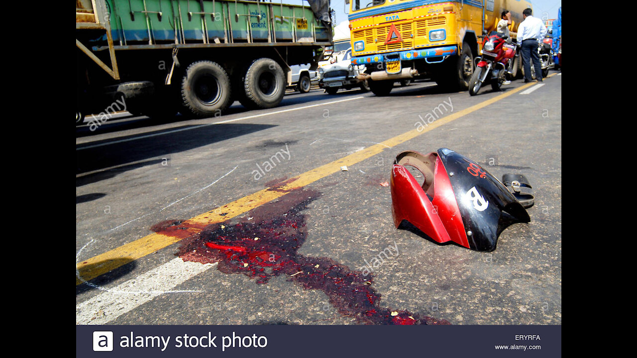 INDIA Bike accident