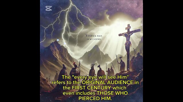 EVEN THOSE WHO PIERCED HIM WILL SEE HIM.