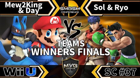 ONI|Day & COG MVG|Mew2King vs. MVG|Sol & MVG|Ryo - Teams SSB4 Winners Finals - Smash Conference 37