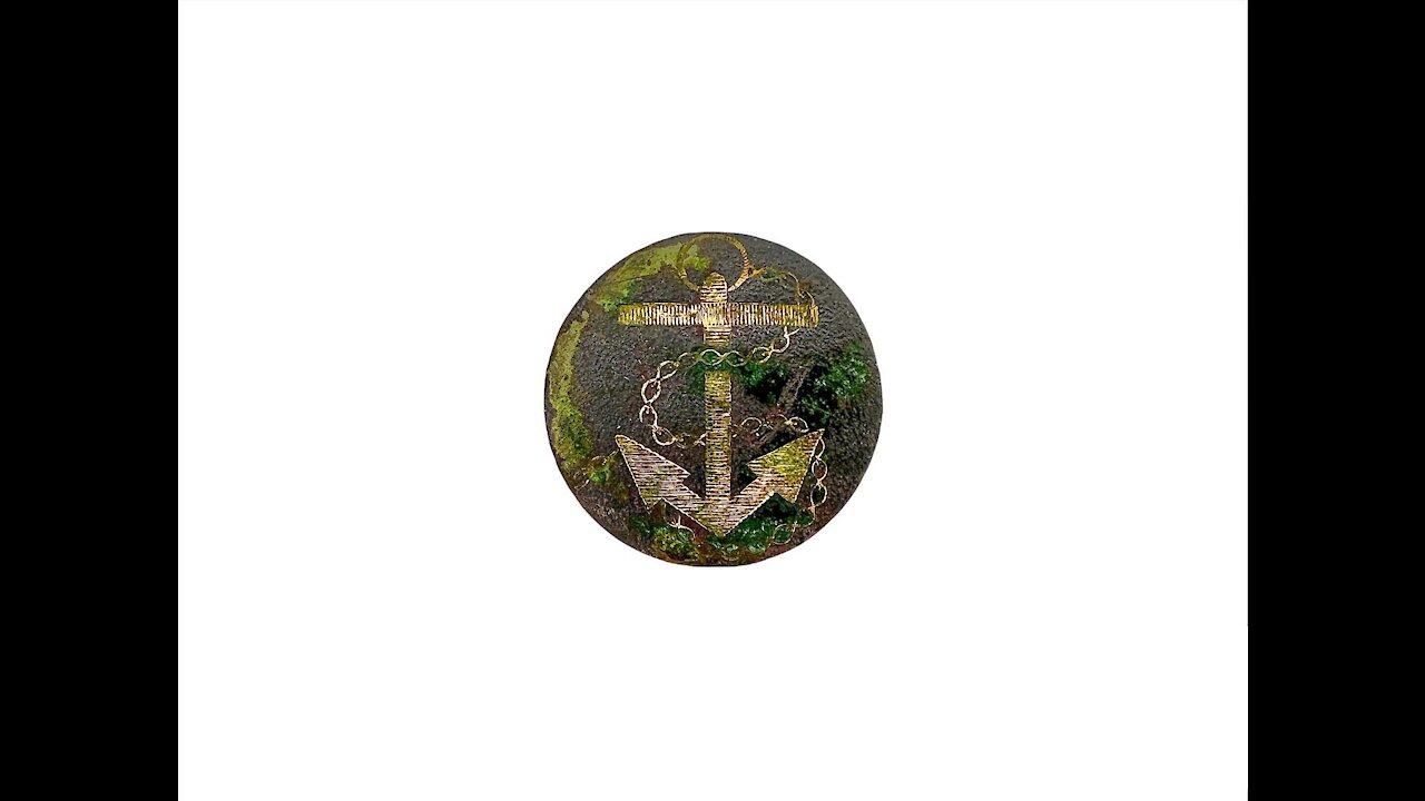 Revolutionary War Continental Navy Button c1774-1787