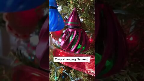 3D PRINTED MOTORIZED COLOR CHANGING CHRISTMAS ORNAMENT!