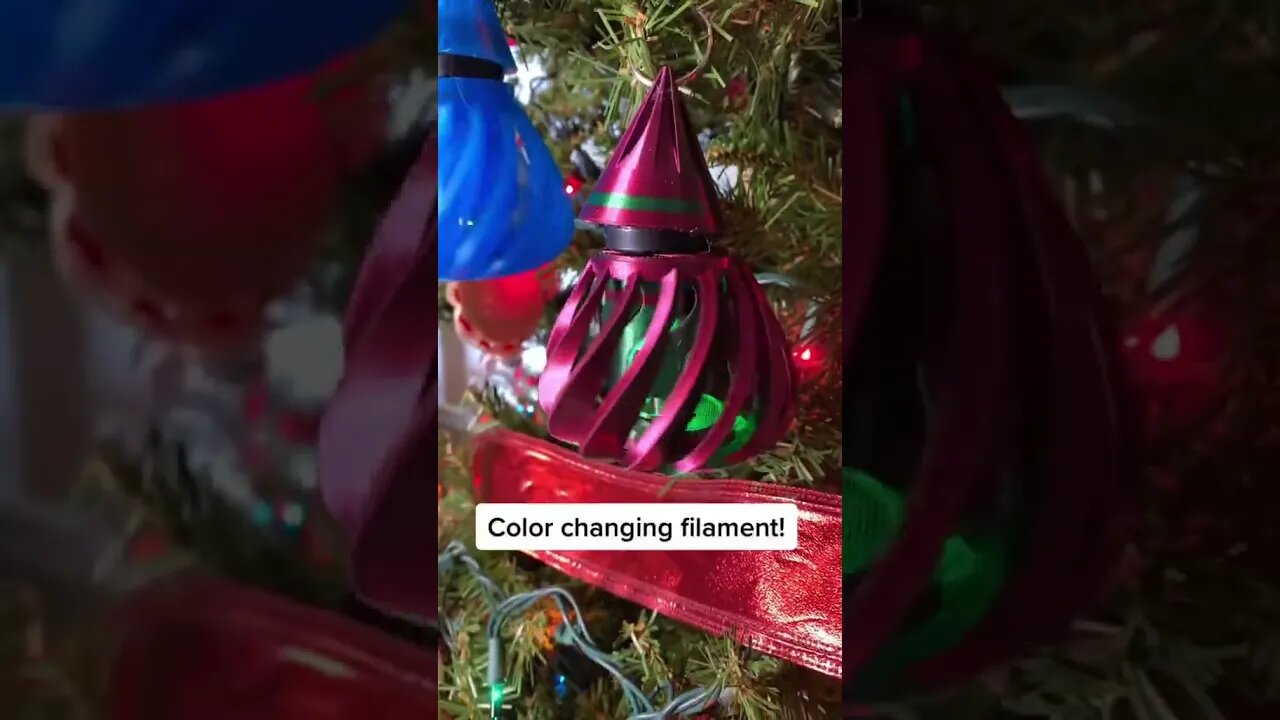 3D PRINTED MOTORIZED COLOR CHANGING CHRISTMAS ORNAMENT!