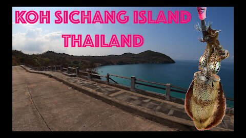 Koh Sichang Island, Thailand - Sightseeing, A Motorbike Ride, And Fishing For Squid