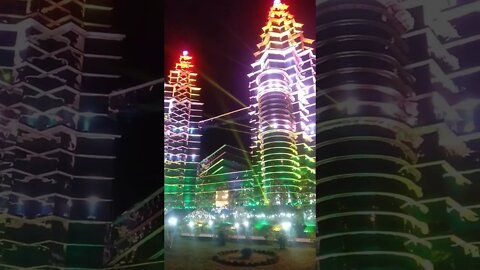 Malaysia Twin Tower Kalyani . Kalyani Durga Puja Theme 2022.