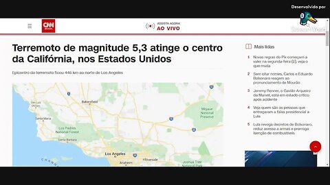 TERREMOTO DE 5,3 NA CLIFORNIA