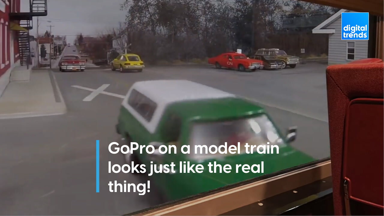 GoPro on a model train looks just like the real thing