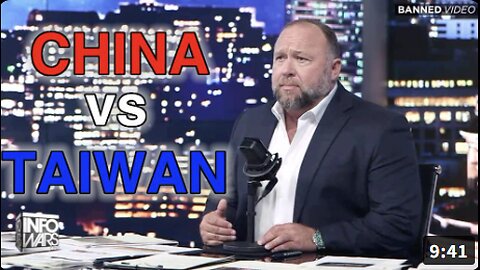 China vs Taiwan Is Here! Alex Jones Was Right!