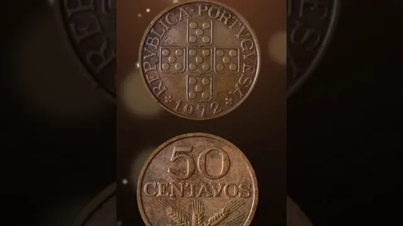 Portugal 50 Centavos 1972. #shorts #viral #coinnotesz