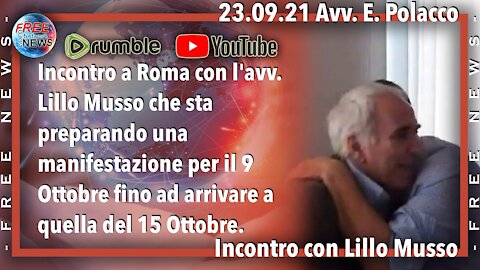 23.09.21 Avv. Polacco: incontro con il collega avv. Lillo Musso.