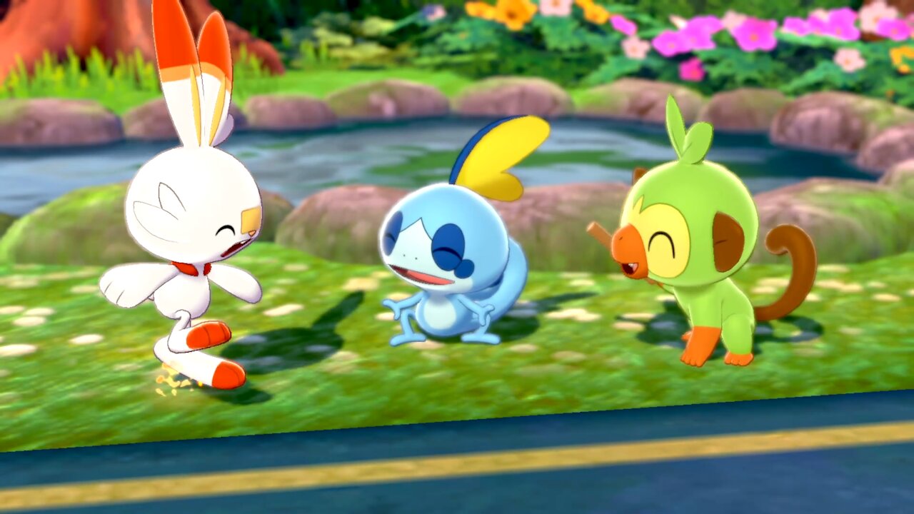 Pokemon Sword and Shield Starter Pokemon Intro