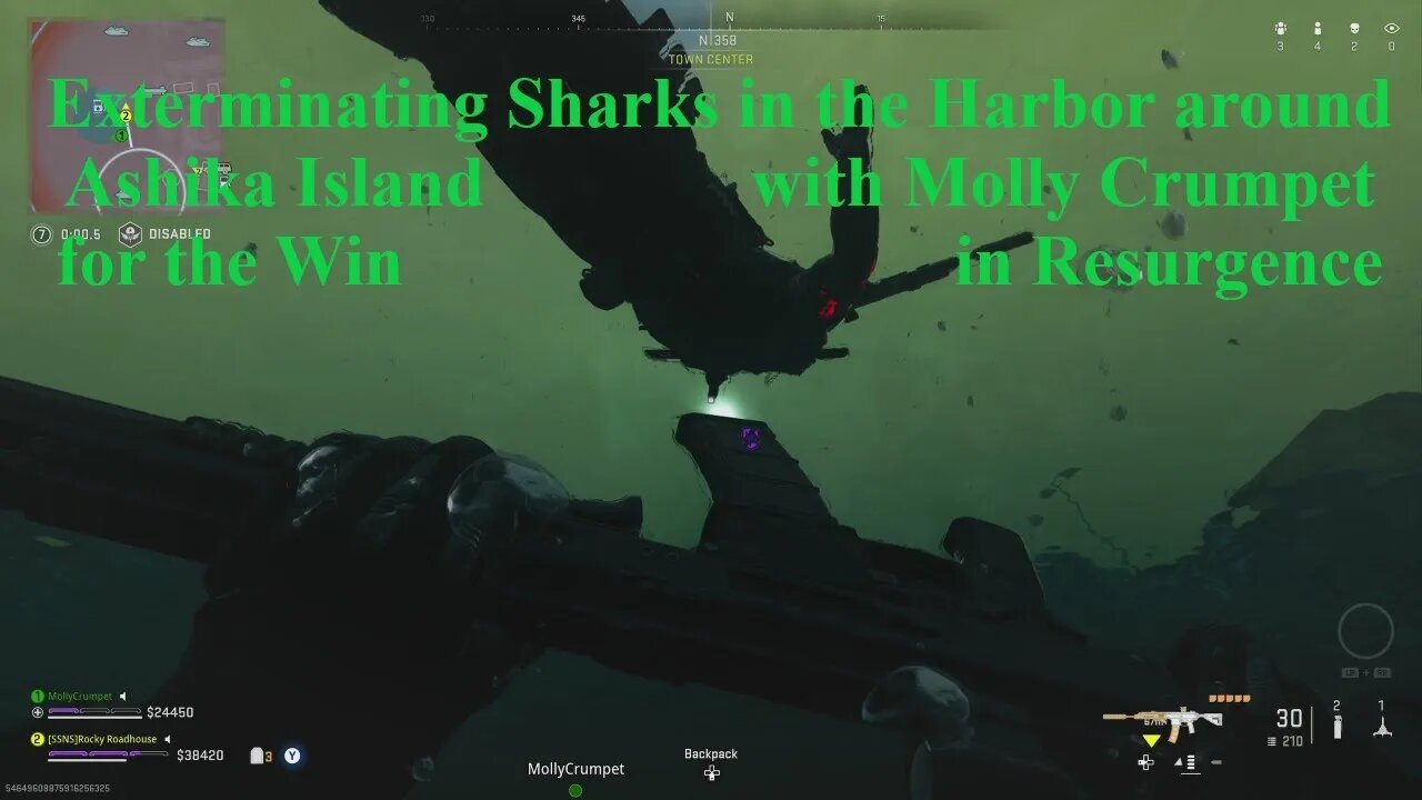 Exterminating Sharks in the Harbor around Ashika Island with Molly Crumpet for the Win in Resurgence