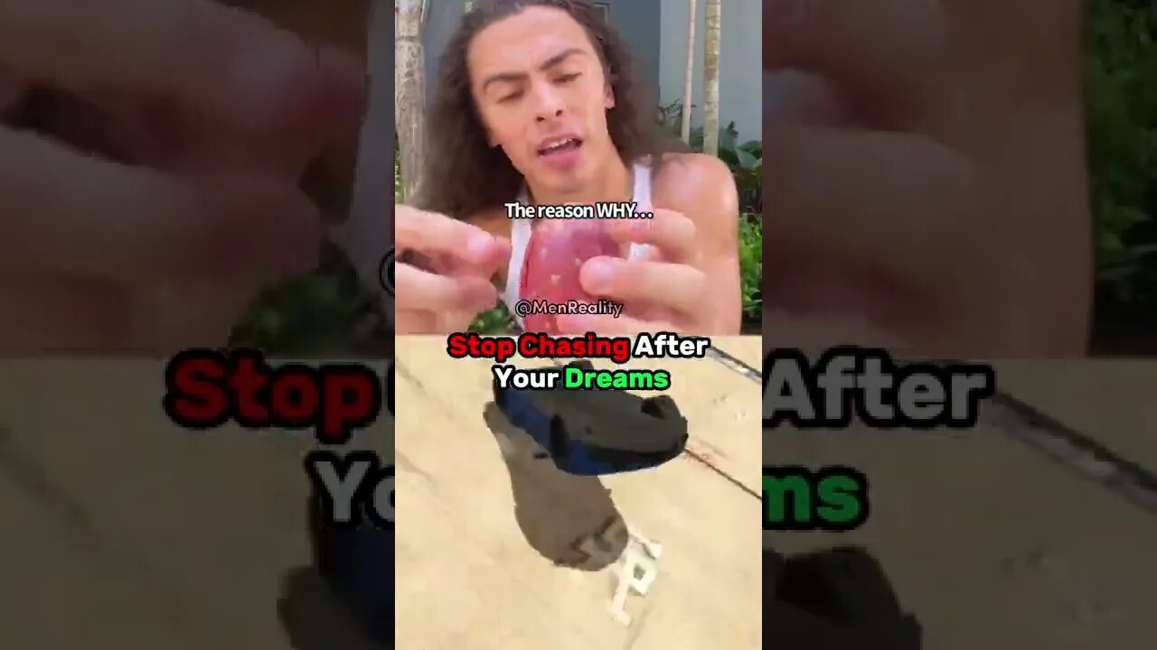 Stop Chasing your Dreams and do this.. #shorts