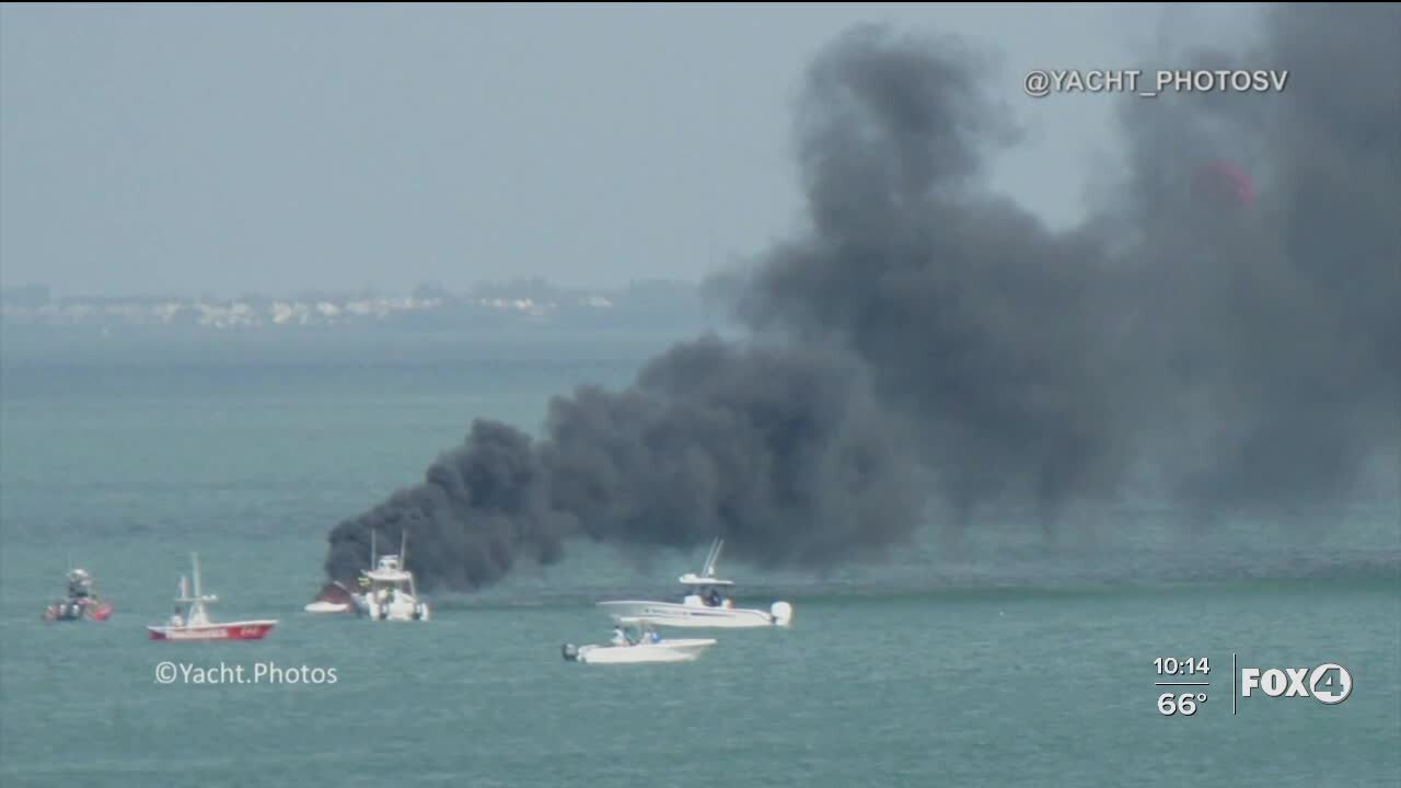 Nine people rescued in Sarasota boat fire