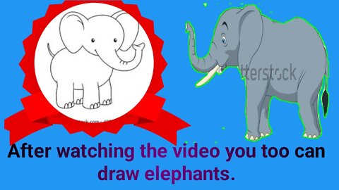 How to drow a elephant??