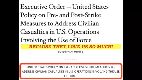 This is the Executive Order Allowing UN Troops in Chicago & US