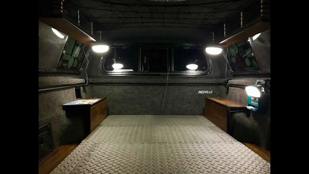 Truck Camping: SIMPLE DIY Topper Shelves Hanging From Your Roof