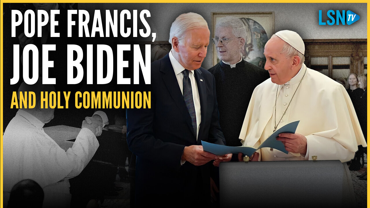 Pope Francis comments on Biden receiving Holy Communion