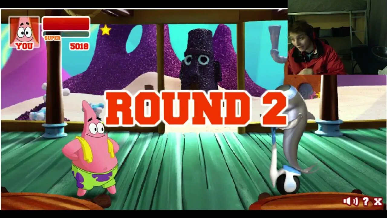 Dr. Blowhole The Dolphin VS Patrick Star In A Nickelodeon Super Brawl 2 Battle With Live Commentary