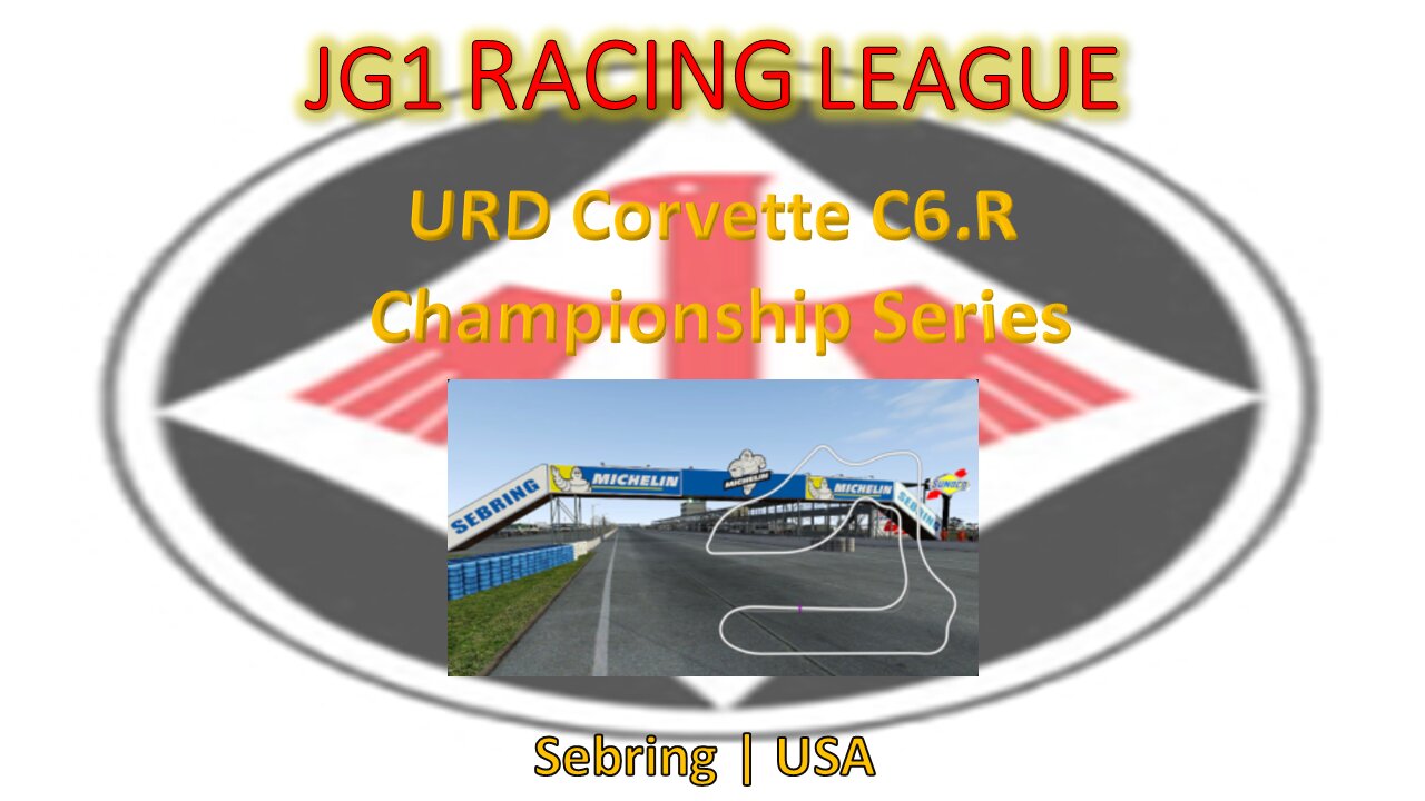 Race 3 | JG1 Racing League | URD Corvette C6.R | Sebring | USA