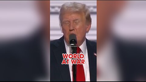 The World Was at Peace Under Trump - 7/18/24