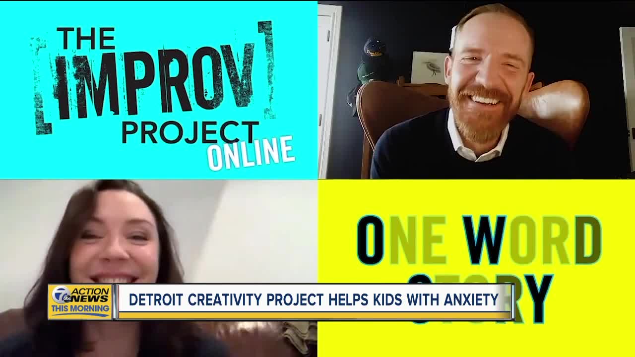 Detroit Creativity project helps kids with anxiety