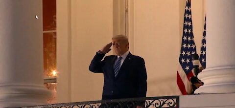 President Trump returns to the White House