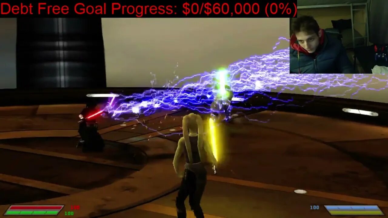 Darth Revan VS Qui-Gon Jinn In A Battle With Live Commentary In Star Wars Jedi Knight Jedi Academy